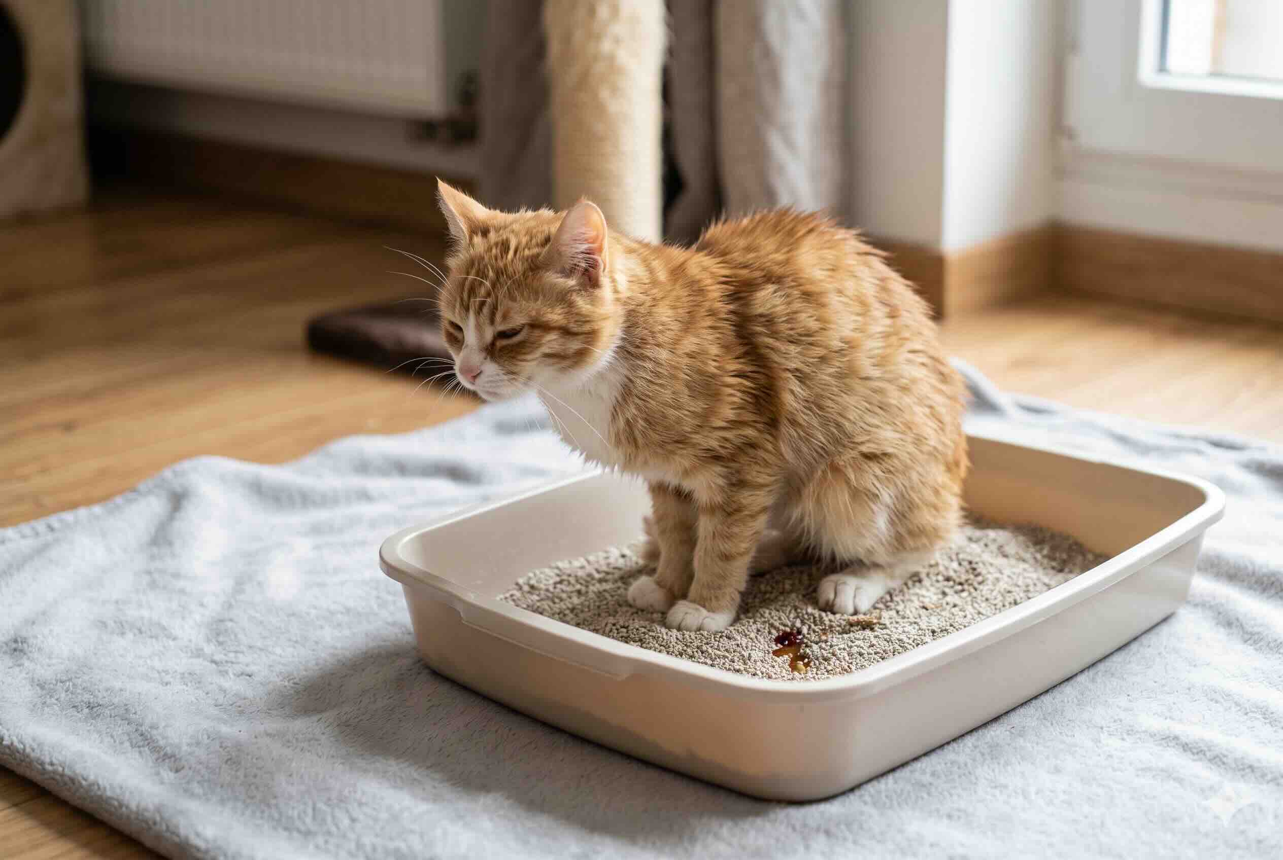 Comprendre la cystite chez le chat