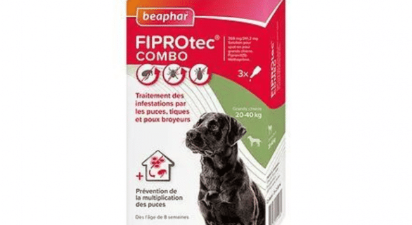 FIPROtec Combo, pipettes anti-parasitaires externes pour chiens
