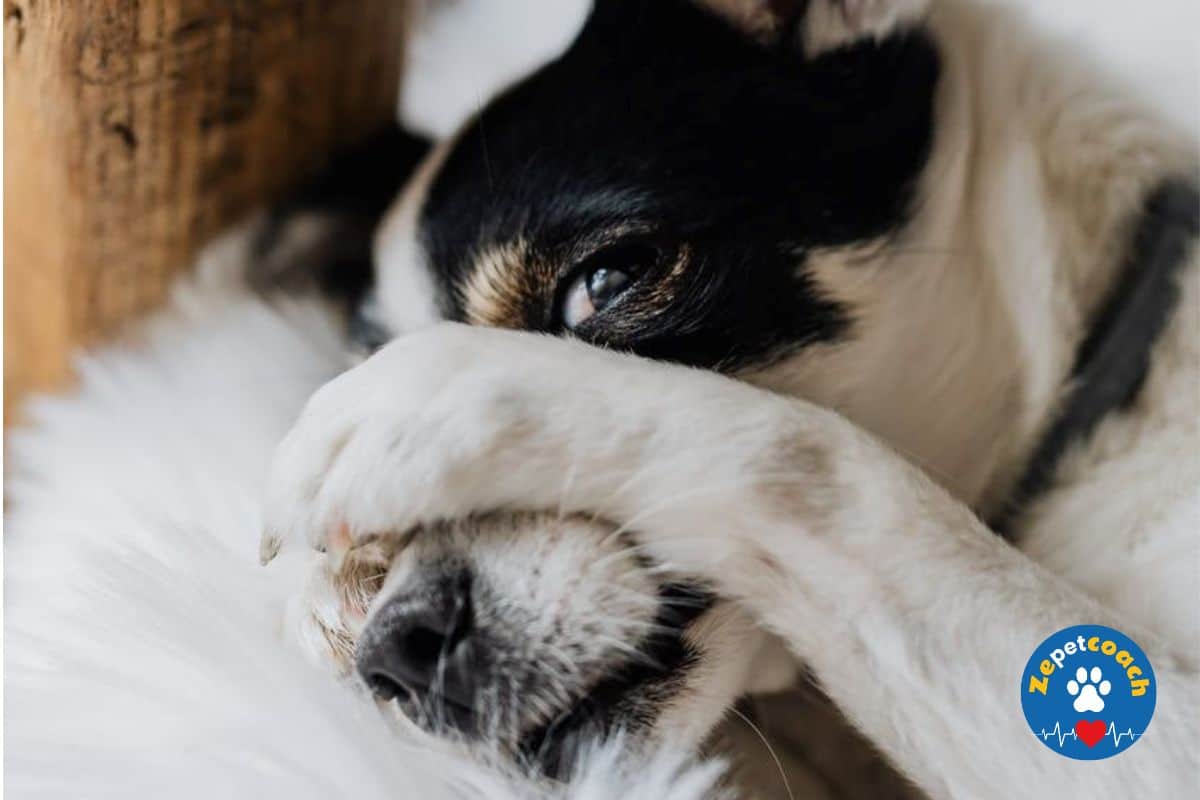 signes d'un chien jaloux