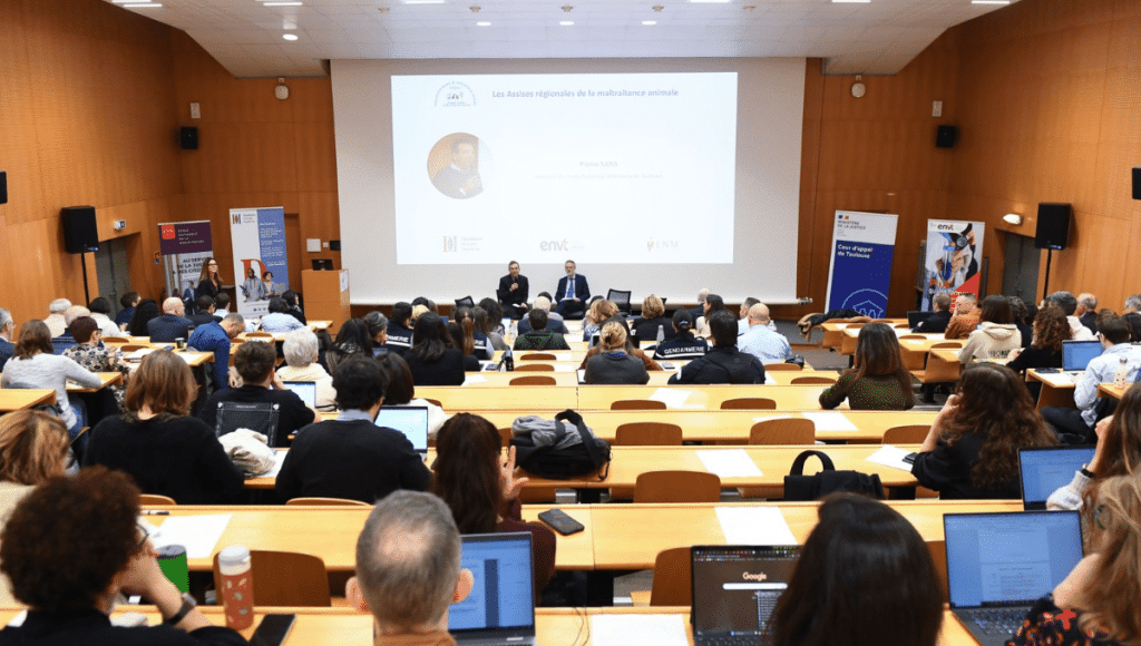 @Ecole Nationale Vétérinaire de Toulouse - Les participants réunis à l’ENVT pour poser les bases d’une stratégie collective contre la maltraitance animale. @Ecole Nationale Vétérinaire de Toulouse - Les participants réunis à l’ENVT pour poser les bases d’une stratégie collective contre la maltraitance animale.
