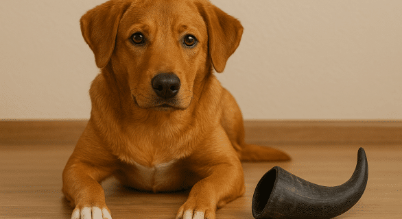 corne de buffle chien