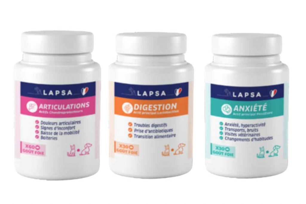 LAPSA aliments complémentaires Articulations, Digestion et Anxiété