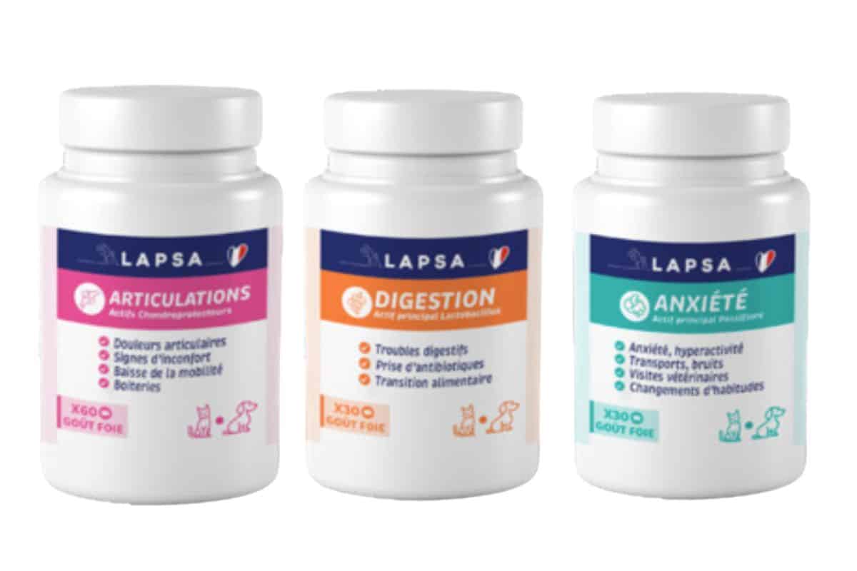 LAPSA aliments complémentaires Articulations, Digestion et Anxiété