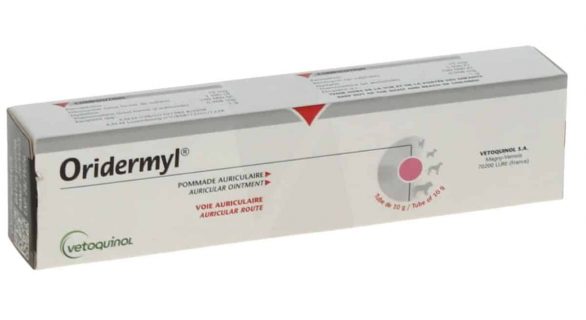 Oridermyl® : Pommade contre les otites externes chez le chien et le chat