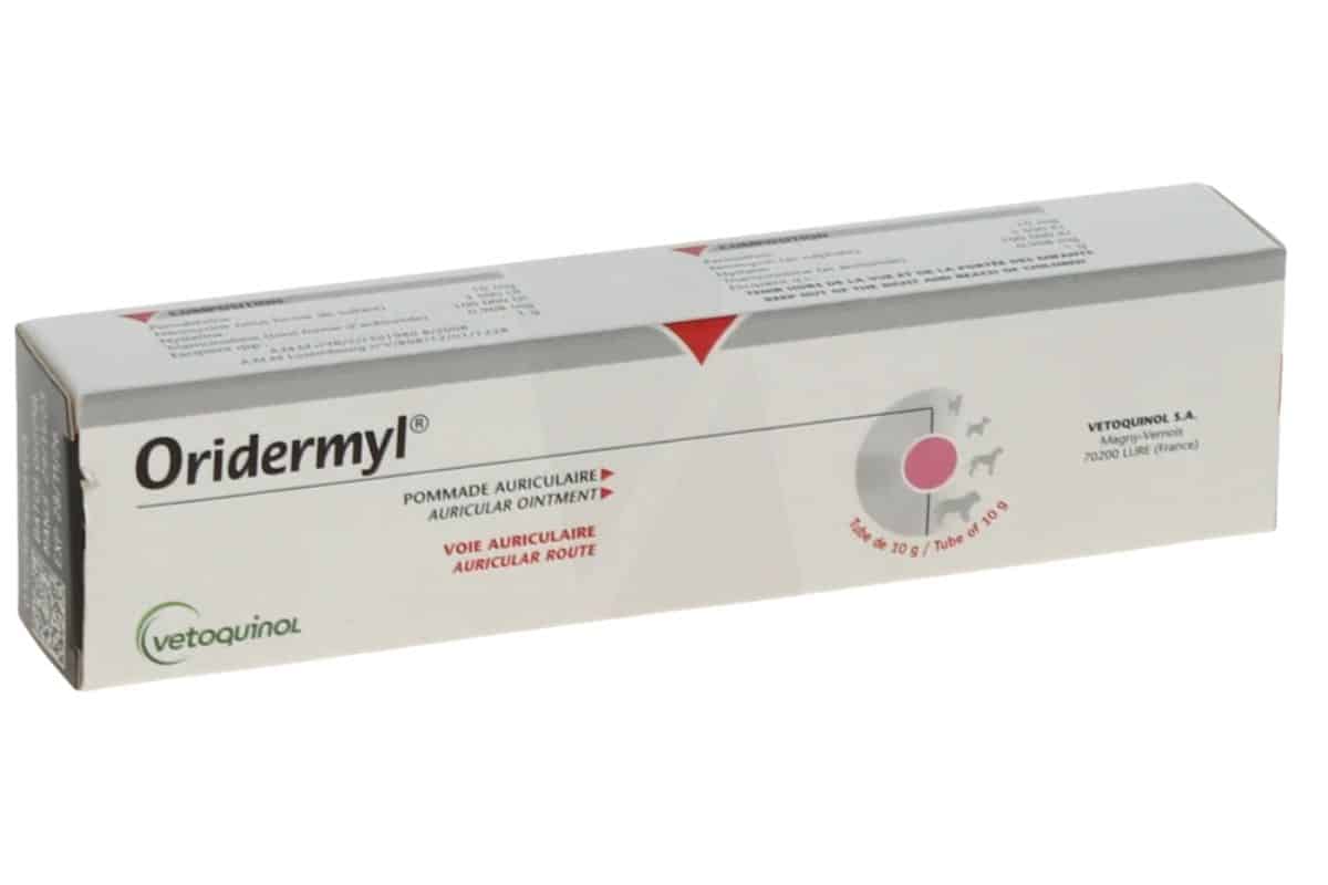 Oridermyl® : Pommade contre les otites externes chez le chien et le chat