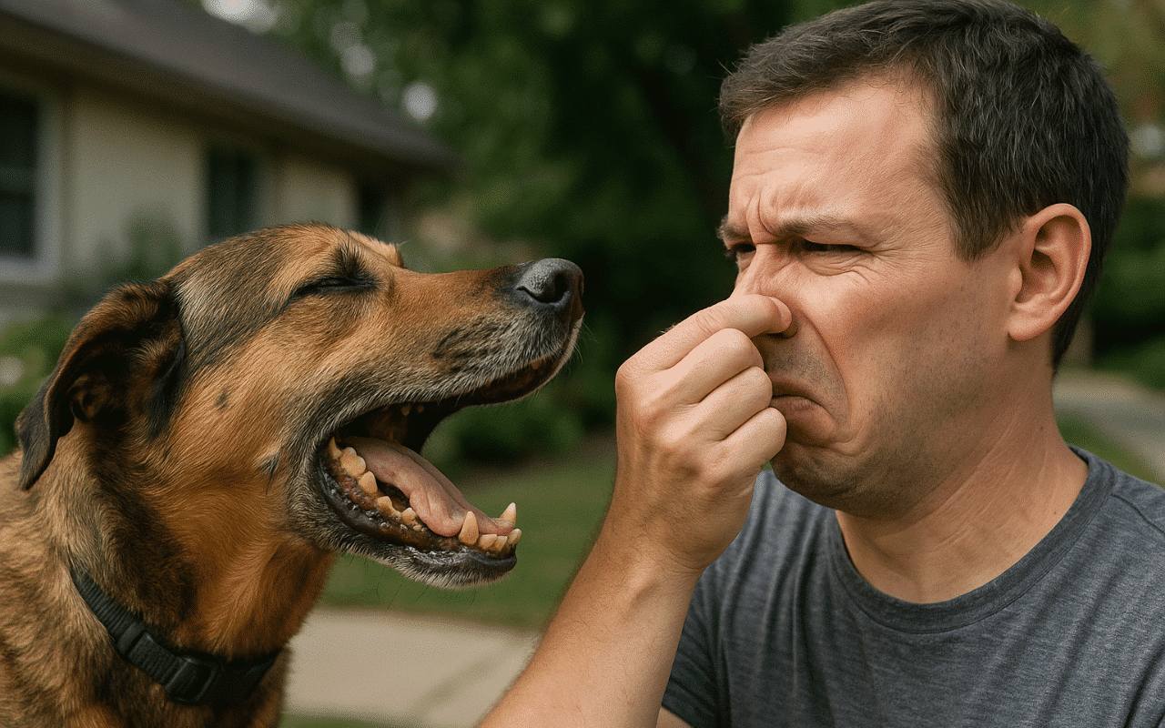 chien et mauvaise haleine